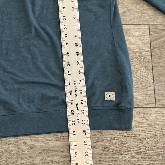 Linksoul Golf Sweater Mens Medium Blue Organic Cotton Pullover Preppy Athletic - Picture 6 of 9